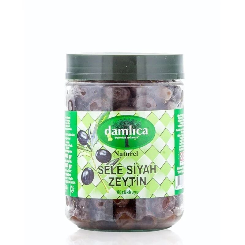 Gemlik Tipi Sele Siyah Zeytin 1000 gr