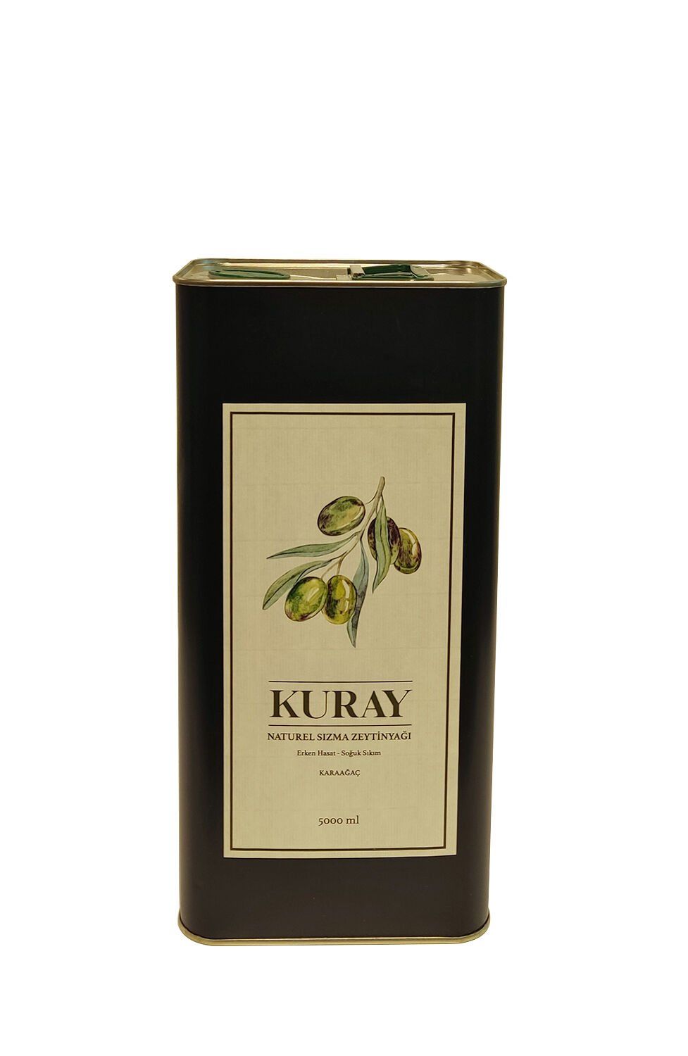2024-2025 KURAY 5 Lt. Erken Hasat Soğuk Sıkım Naturel Sızma Zeytinyağı