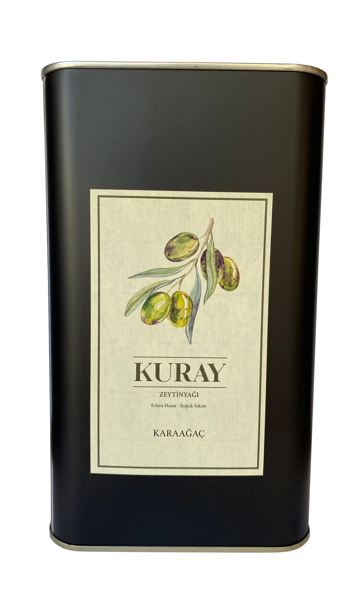 2025-2026 KURAY 5 Lt. Erken Hasat Soğuk Sıkım Naturel Sızma Zeytinyağı
